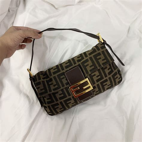 fendi mini vintage bag|fendi old baguette 1990.